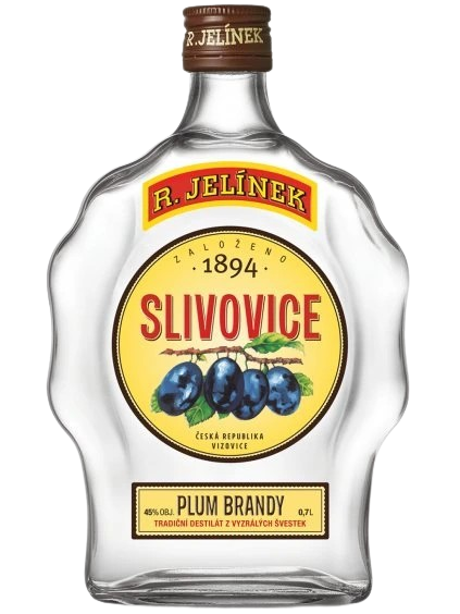 R.JELINEK  SLIVOVITZ WHITE PLUM BRANDY 45% 0,7L